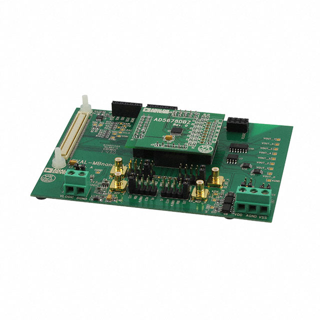 EVAL-AD5678DBZ Analog Devices Inc.  Cartes d'évaluation des convertisseurs numériques-analogiques (DAC)