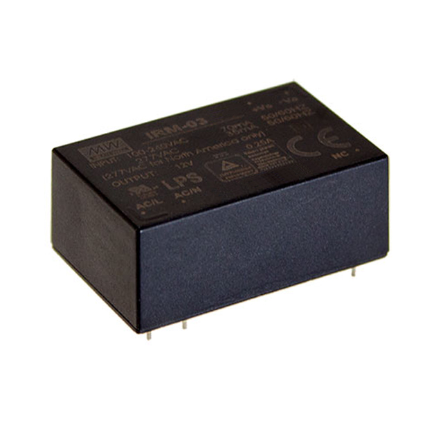 IRM-03-15 MEAN WELL USA Inc.  AC DC Converters