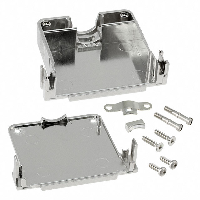 165X13499X Amphenol CONEC  Capots de connecteurs D-Sub en forme de D