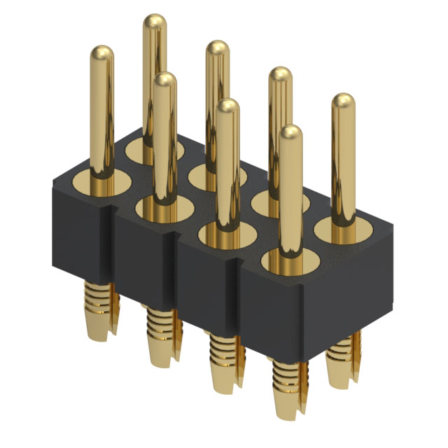 802-10-008-62-001000 Mill-Max Manufacturing Corp.  Embases à broches mâles