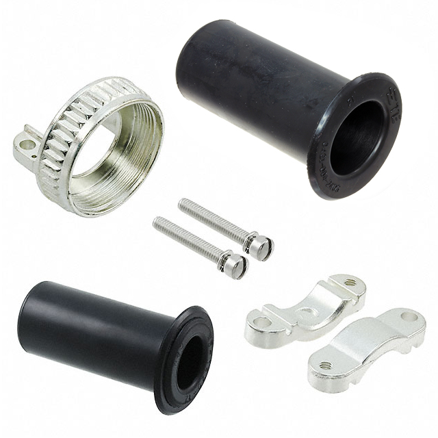 0409-201-2400 TE Connectivity Deutsch Connectors  Carcasas traseras y abrazaderas de cables