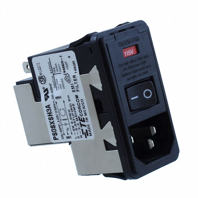 PS0SXSH3A TE Connectivity Corcom Filters  Moduli di ingresso alimentazione (PEM)