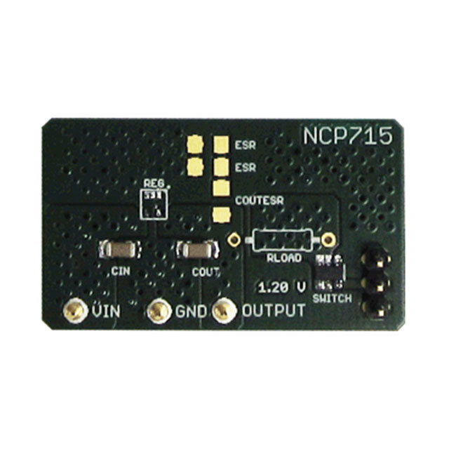 NCP715SQT2GEVB onsemi  Cartes d'évaluation de régulateurs de tension linéaires