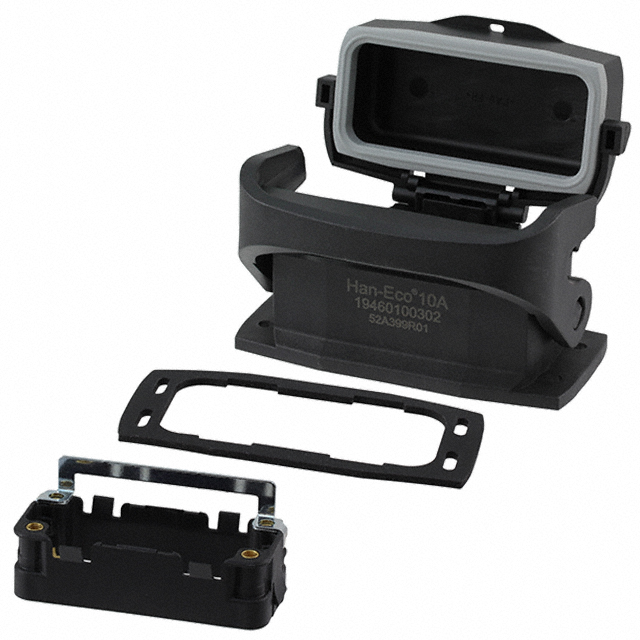 19460100302 HARTING  Heavy Duty Connector Housings Hoods Bases