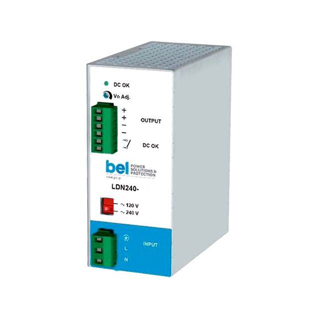 LDN240-12 Bel Power Solutions  Industrial DIN Rail Power Supplies