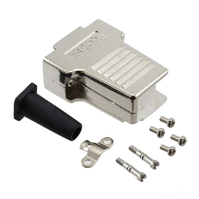 165X17559X Amphenol CONEC  Capots de connecteurs D-Sub en forme de D