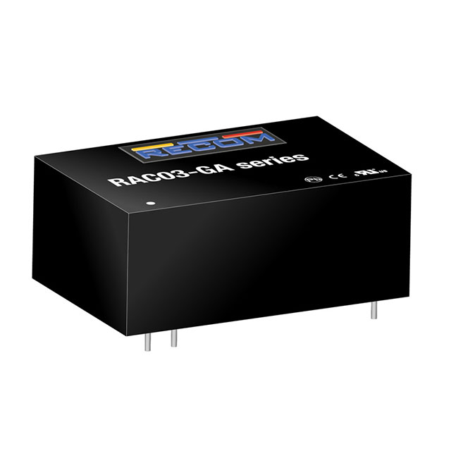 RAC03-15SGA Recom Power  Convertisseurs CA/CC