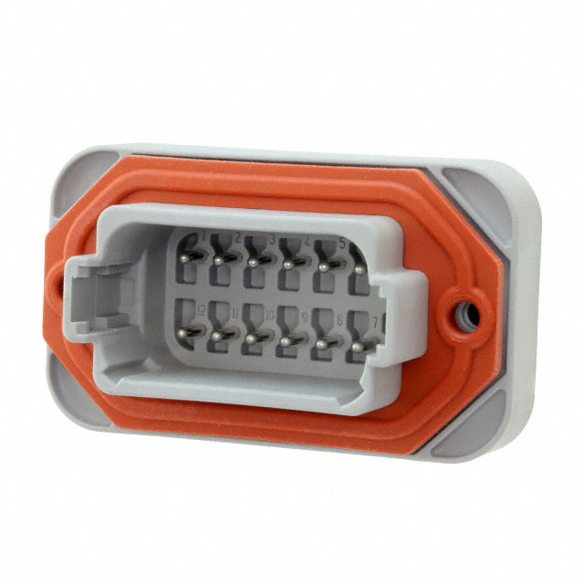 DT15-12PA TE Connectivity Deutsch Connectors  Embases à broches mâles