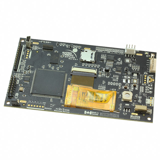 GTT43A-TPR-BLM-B0-H1-CU-V5 Matrix Orbital  Écran LCD OLED graphique