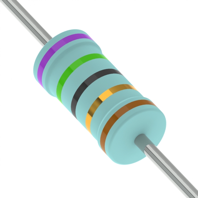 MF0207FTE52-75R YAGEO  Resistencias de orificio pasante