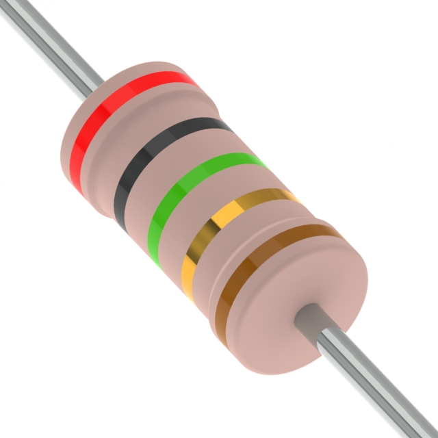 FMP100FRF52-20R5 YAGEO  Resistencias de orificio pasante