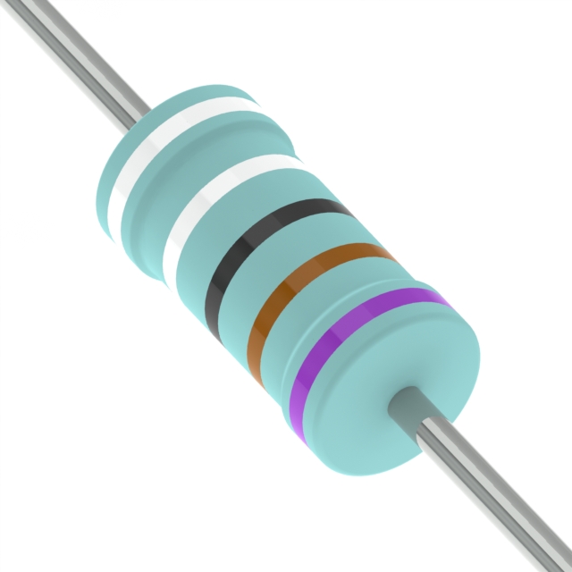 MFP50SBRD52-9K9 YAGEO  Resistencias de orificio pasante