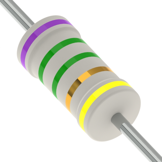 HHV1WSJT-73-7M5 YAGEO  Resistori passanti