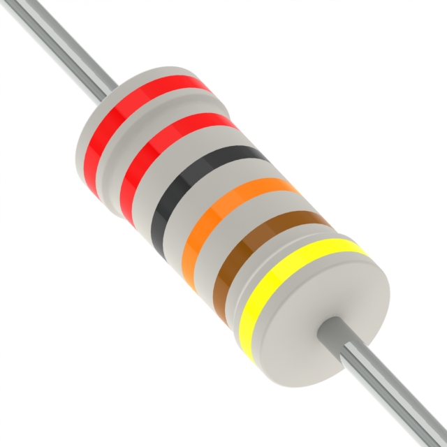 HHV-25FR-52-220KY YAGEO  Resistencias de orificio pasante