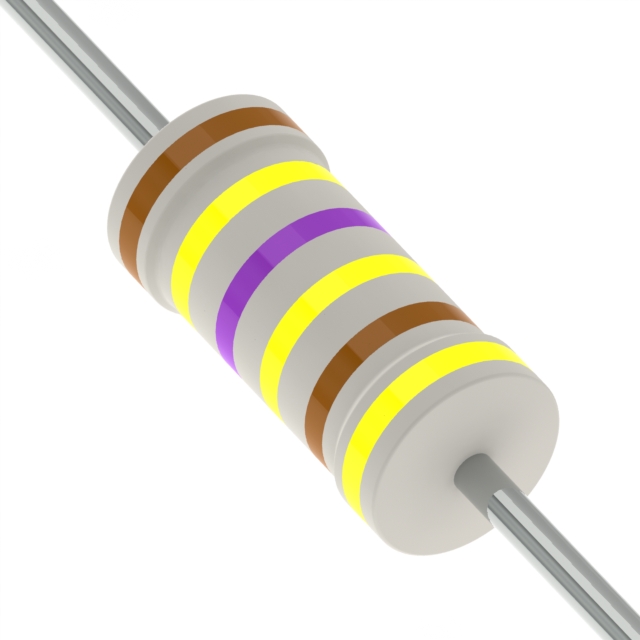 HHV-25FT-52-1M47 YAGEO  Résistances traversantes