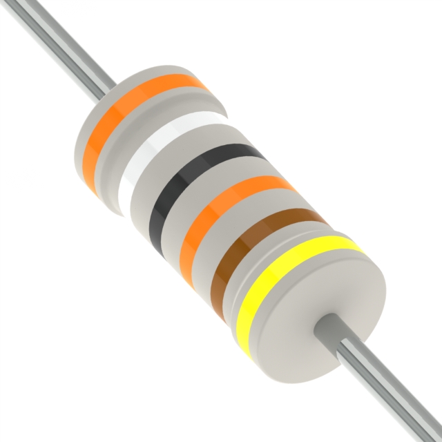 HHV-25FR-52-390KY YAGEO  Resistencias de orificio pasante