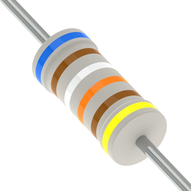 HHV1WSFT-73-619K YAGEO  Durchgangslochwiderstände