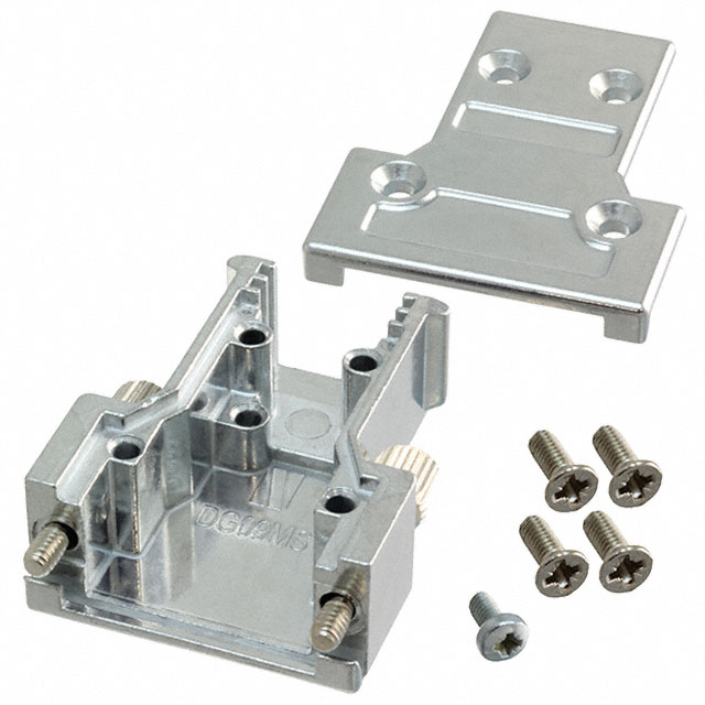 165X11609X Amphenol CONEC  Capots de connecteurs D-Sub en forme de D