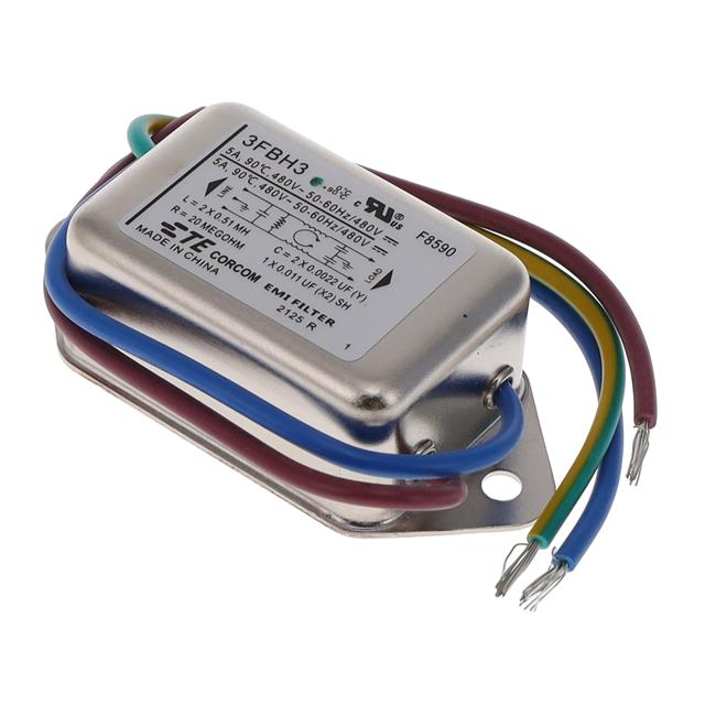 3FBH3=F8590 TE Connectivity Corcom Filters  Moduli di filtro di linea di alimentazione