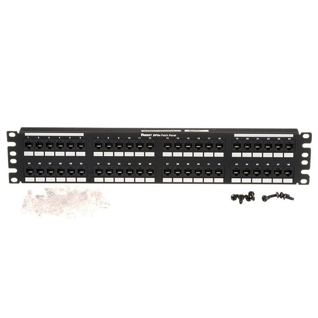 DP485E88TGY Panduit Corp  Patchbay Jack Panels
