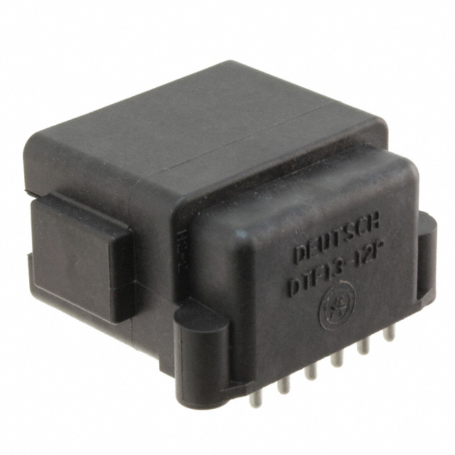 DTF13-12PB TE Connectivity Deutsch Connectors  Embases à broches mâles
