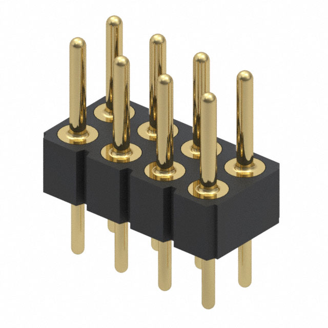 802-10-008-10-001000 Mill-Max Manufacturing Corp.  Embases à broches mâles