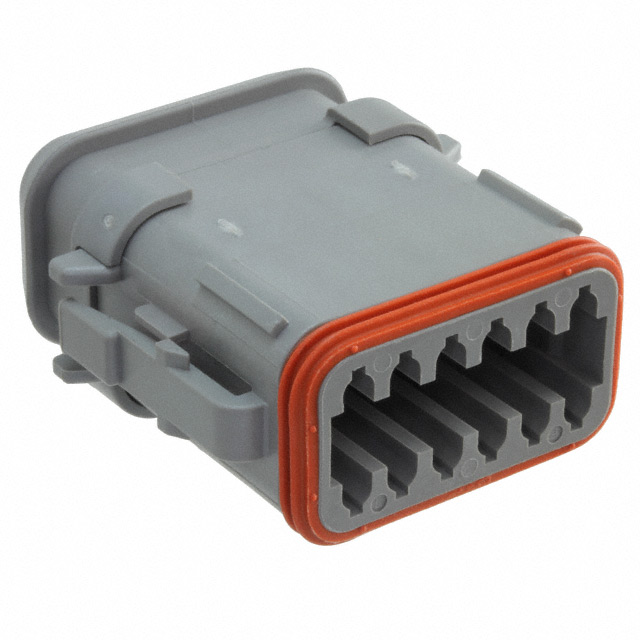 DT06-12SA-E008 TE Connectivity Deutsch Connectors  Rectangular Connector Housings