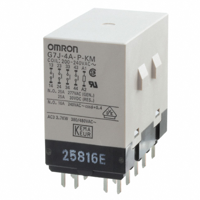 G7J-4A-P-KM AC200/240 Omron Automation and Safety  Relè di potenza oltre 2 Ampere