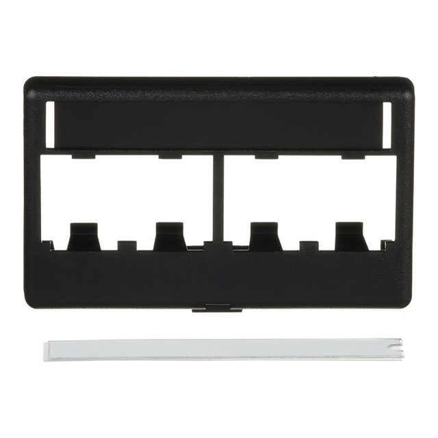 CFFPL4BL Panduit Corp  Keystone Faceplates Frames
