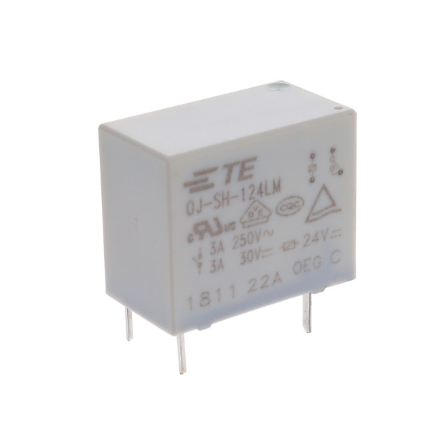 OJ-SH-124LM,X000 TE Connectivity Potter & Brumfield Relays  Relais de puissance de plus de 2 ampères