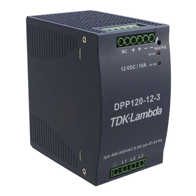 DPP120-12-3 TDK-Lambda Americas Inc  Fuentes de alimentación industriales para riel DIN
