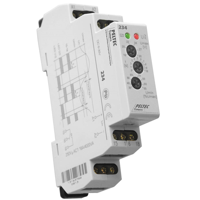 234 Peltec Timers and Controls Relaisausgangsmonitore