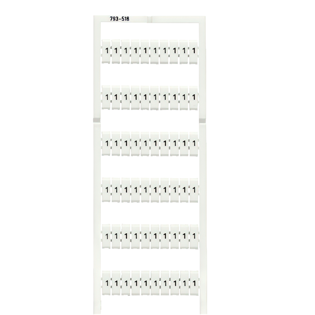 793-518 WAGO Corporation  Strisce di marcatura per morsettiere