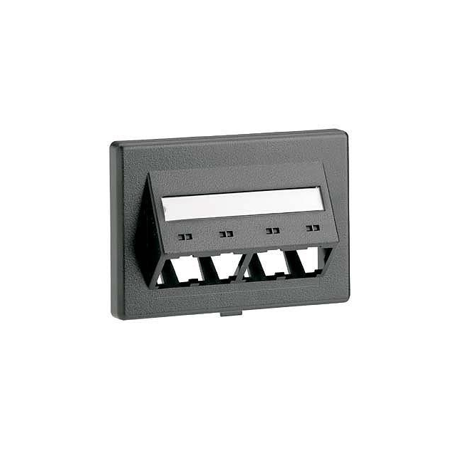 CFFPEBSL4BL Panduit Corp  Keystone Faceplates Frames