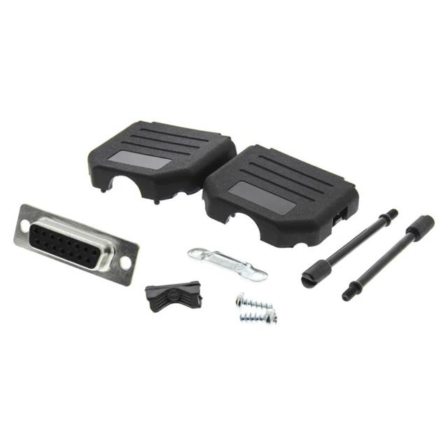 MHDPPK15-DB15S-K MH Connectors  Capots de connecteurs D-Sub en forme de D