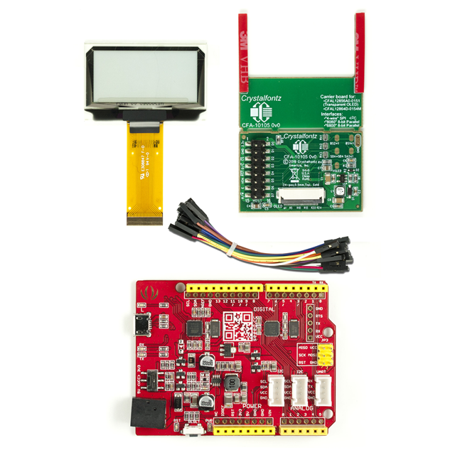 CFAL12856A0-0151-B-E1-2 Crystalfontz  Écran LCD OLED graphique
