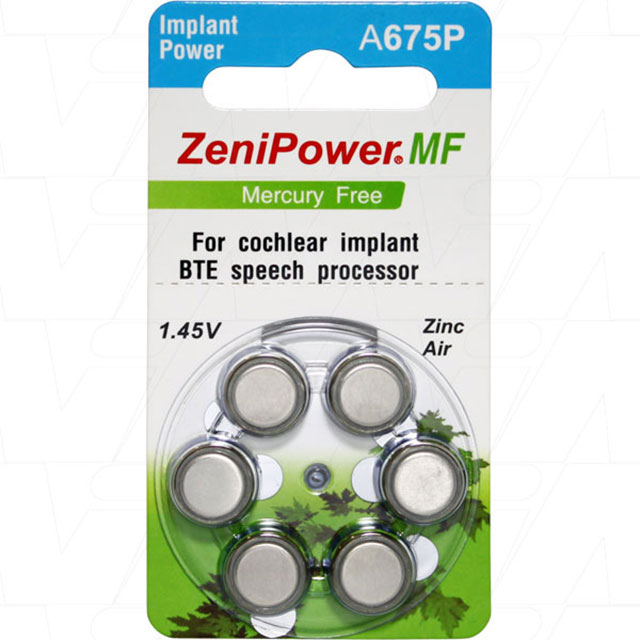 ZP-A675P-D6 MF Zenipower  Piles non rechargeables (primaires)