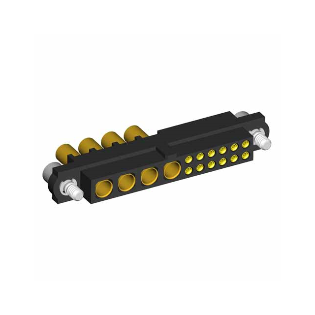 M80-4D11205F2-04-327-00-000 Harwin Inc.  Free Hanging Panel Mount