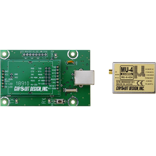 MU4-USBIF Circuit Design  Cartes de kits d'évaluation et de développement RF
