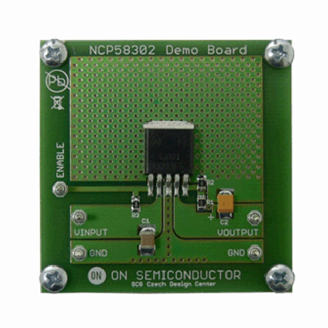 NCP58302DSADGEVB onsemi  Cartes d'évaluation de régulateurs de tension linéaires