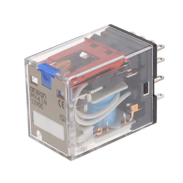 MY4IN DC12 (S) Omron Automation and Safety  Power Relays Over 2 Amps
