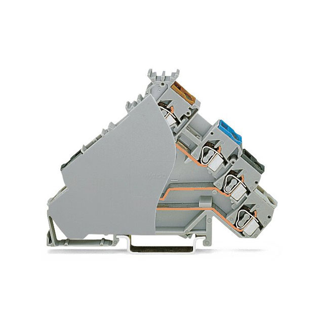 280-588/280-320 WAGO Corporation  Canal de riel DIN