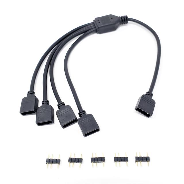 F04-04ARGB-50 Micro Connectors, Inc.  Accessoires optoélectroniques
