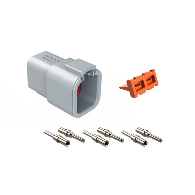 ATP04-6P-KIT01 Amphenol Sine Systems Corp  Free Hanging Panel Mount