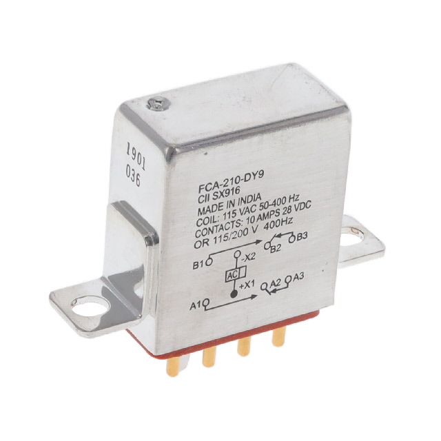 FCA-210-DY9 TE Connectivity Aerospace, Defense and Marine  Relè di potenza oltre 2 Ampere