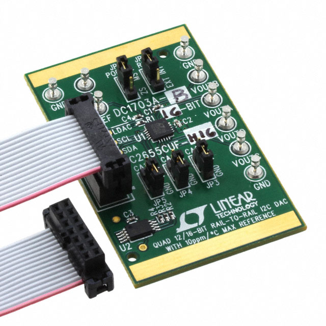 DC1703A-B Analog Devices Inc.  Cartes d'évaluation des convertisseurs numériques-analogiques (DAC)