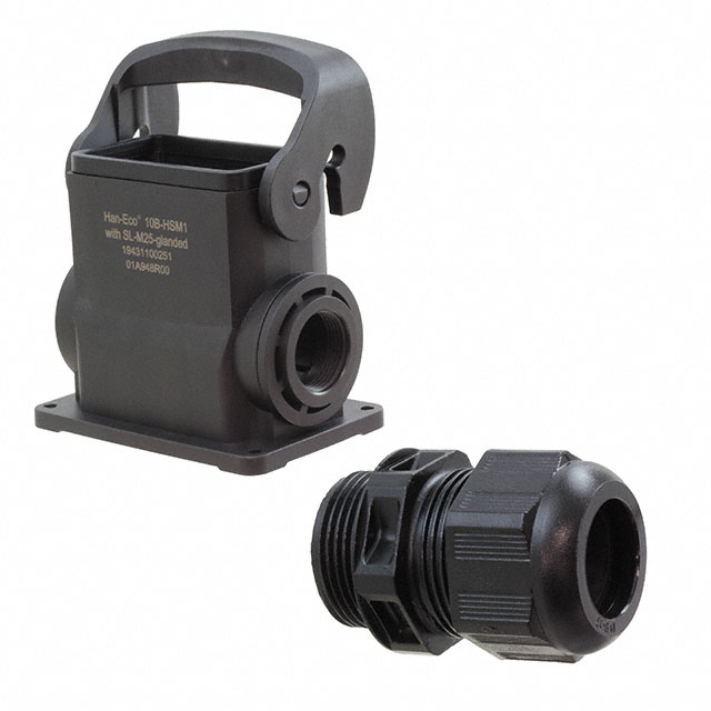 19431100251 HARTING  Heavy Duty Connector Housings Hoods Bases