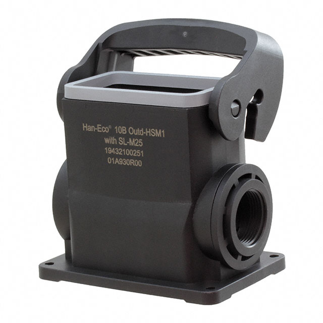 19432100251 HARTING  Heavy Duty Connector Housings Hoods Bases