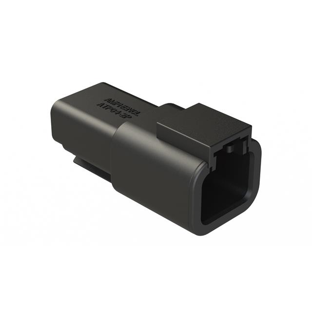 ATP04-2P-RD01BLK Amphenol Sine Systems Corp  Boîtiers de connecteurs rectangulaires