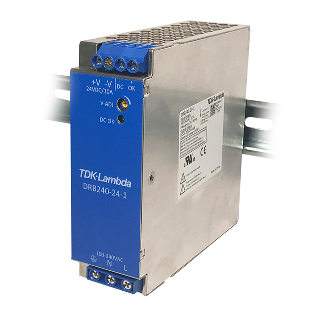 DRB240-24-1 TDK-Lambda Americas Inc  Industrial DIN Rail Power Supplies